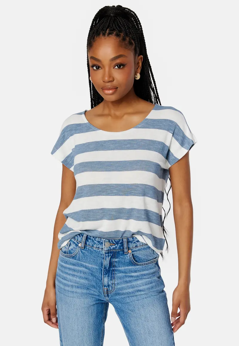 Wide Stripe S/L Top