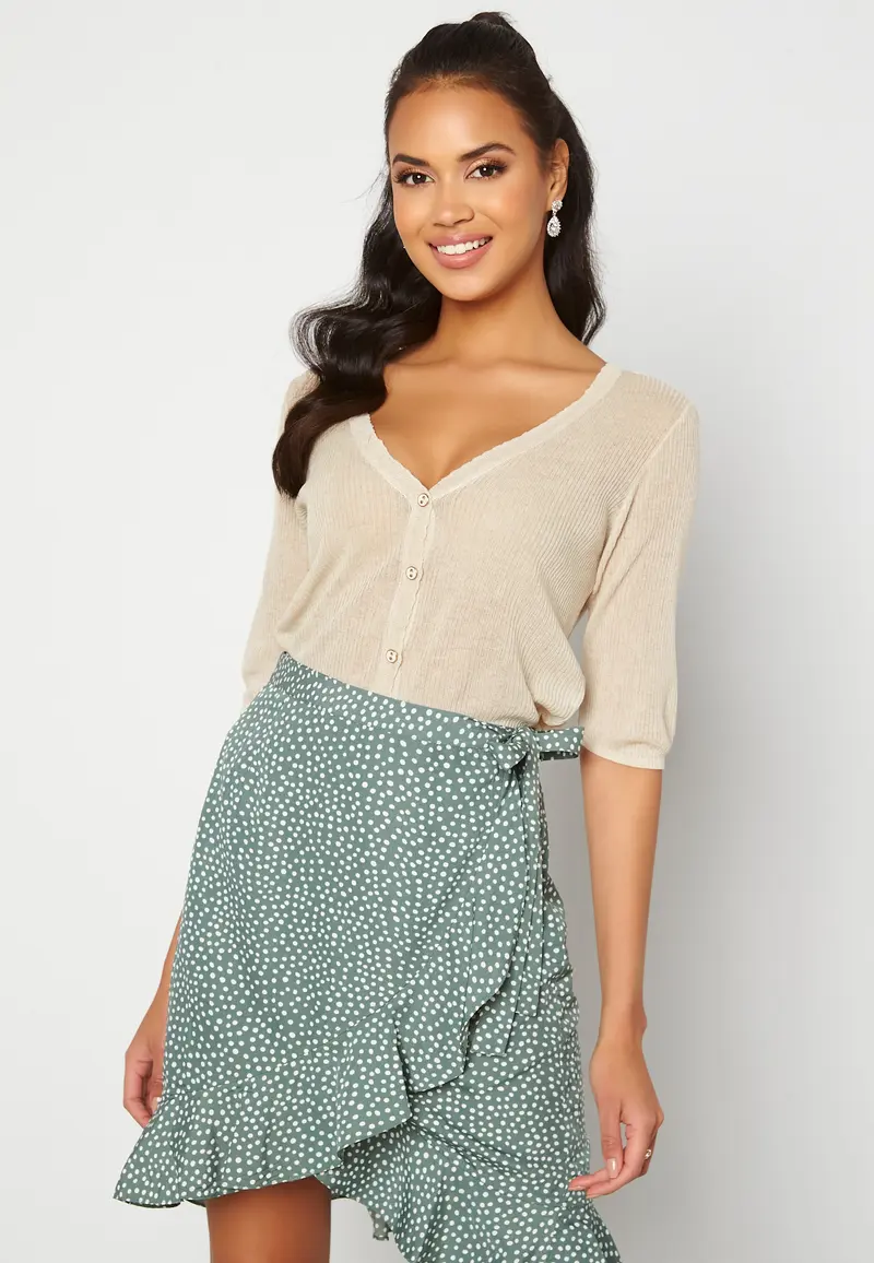 Wola 2/4 Sleeve Knit Cardigan