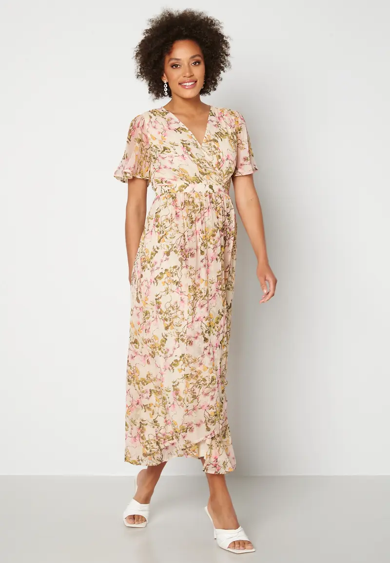 Wonda S/S Wrap Maxi Dress