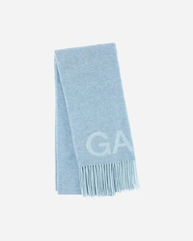 Wool Mix Scarf - Placid Blue
