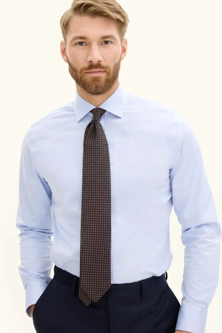 Wool Tie Black/Brown