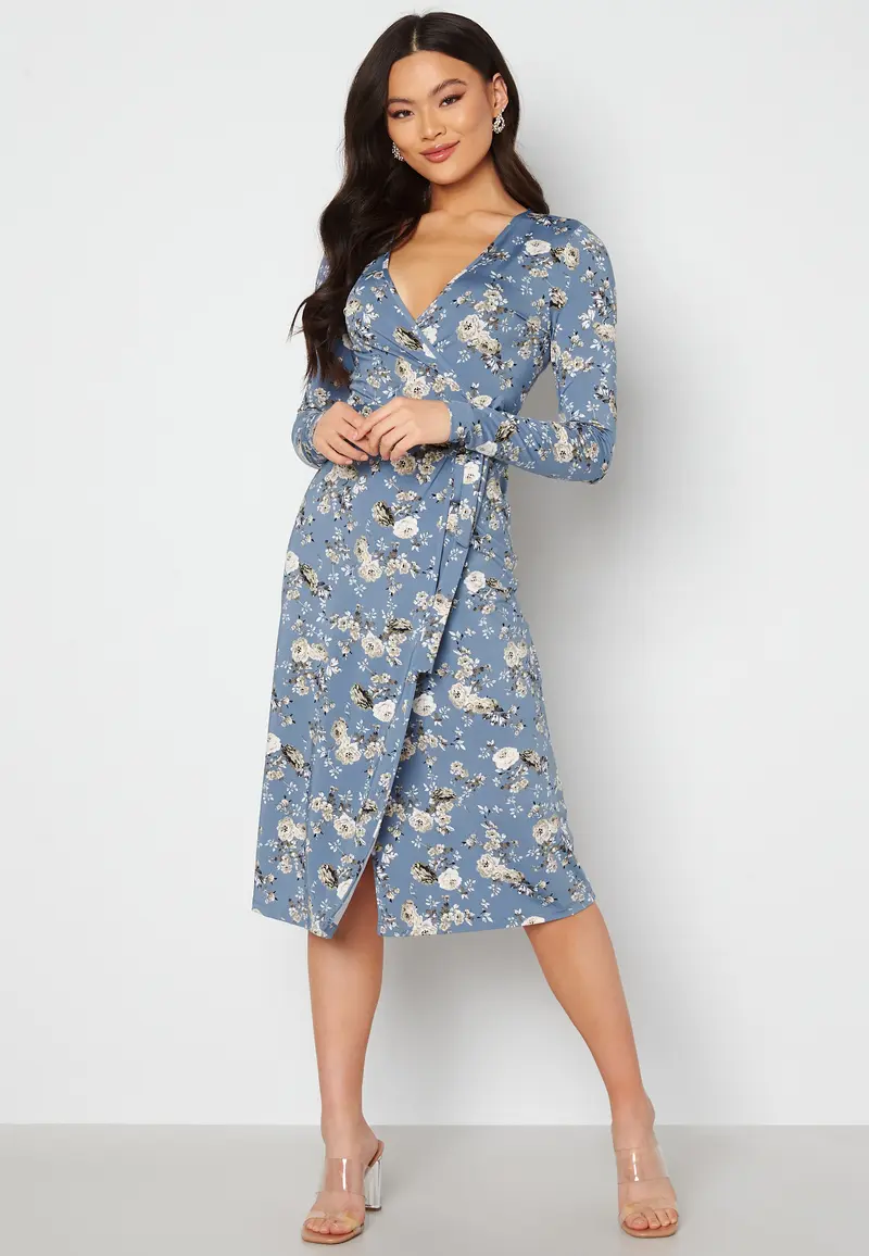 Wrap Midi Dress
