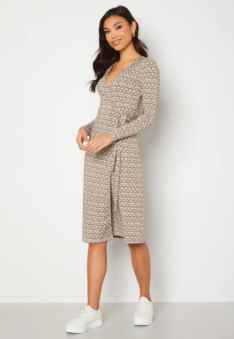 Wrap Midi Dress