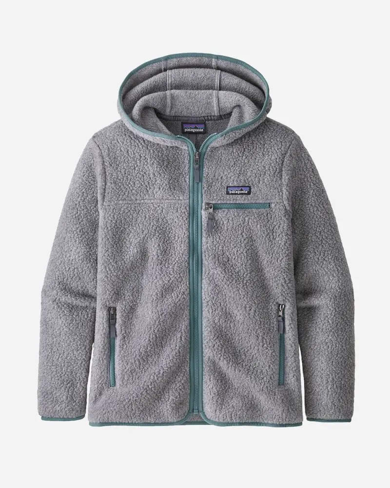 W's Retro Pile Hoody - Salt Grey