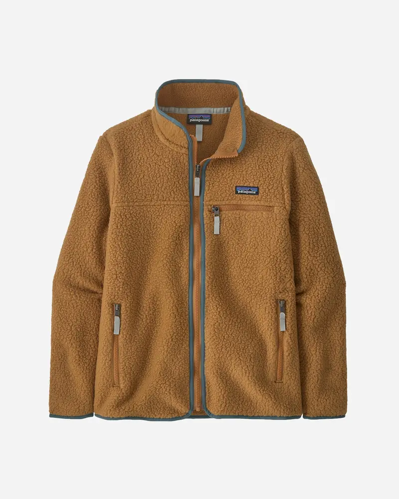 W's Retro Pile Jacket - Nest Brown w/Nouveau Green