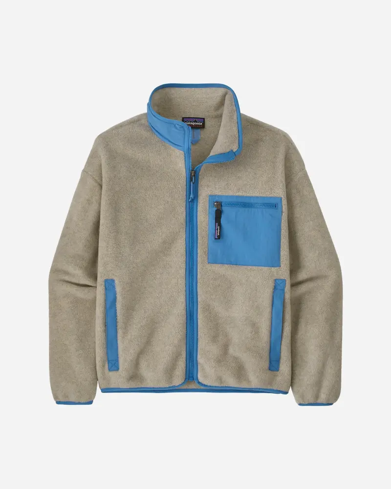 W's Synch Jkt - Oatmeal Heather w/Blue Bird