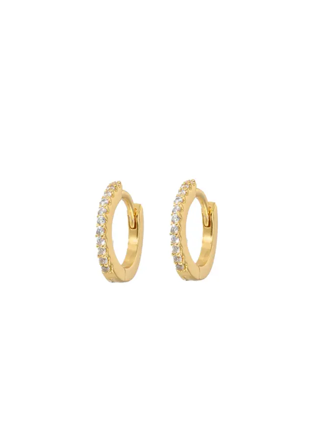 X-Small Slim Hoops White
