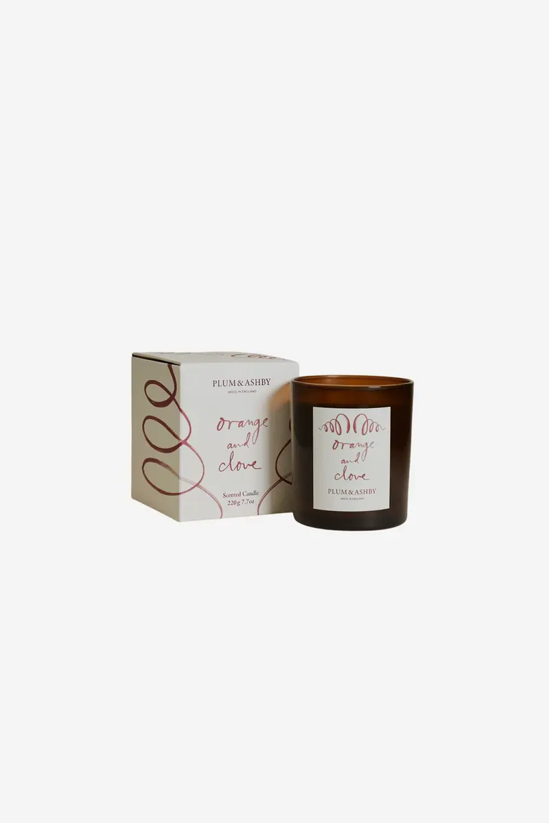 Xmas Candle Orange & Clove