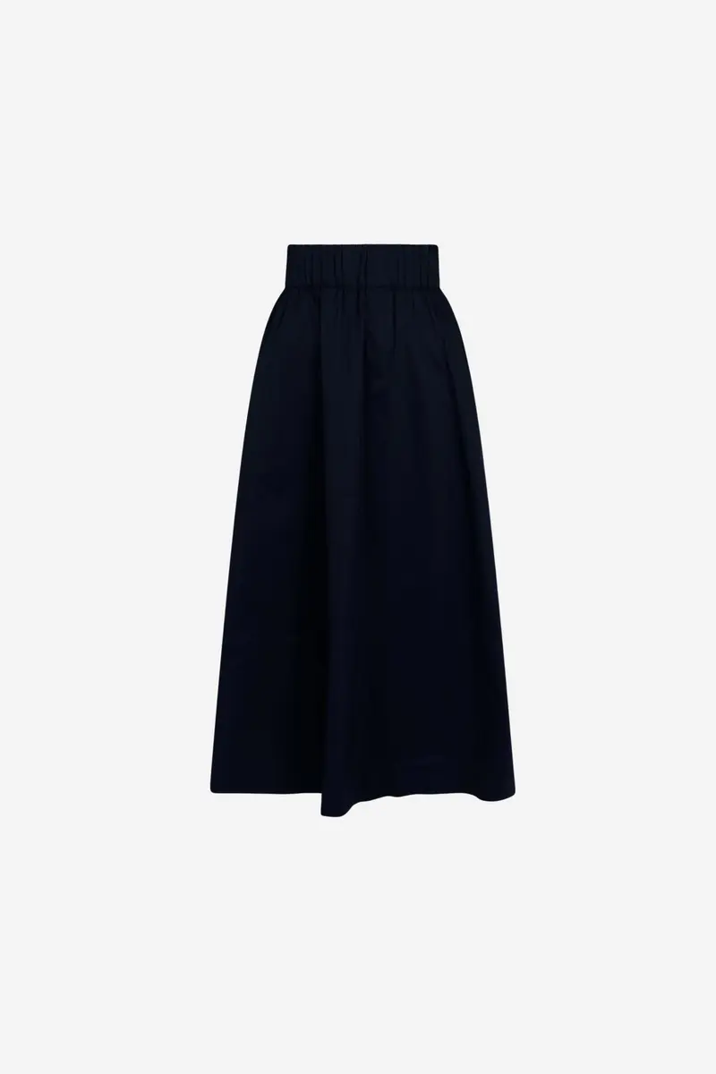 Yara Poplin Skirt Black