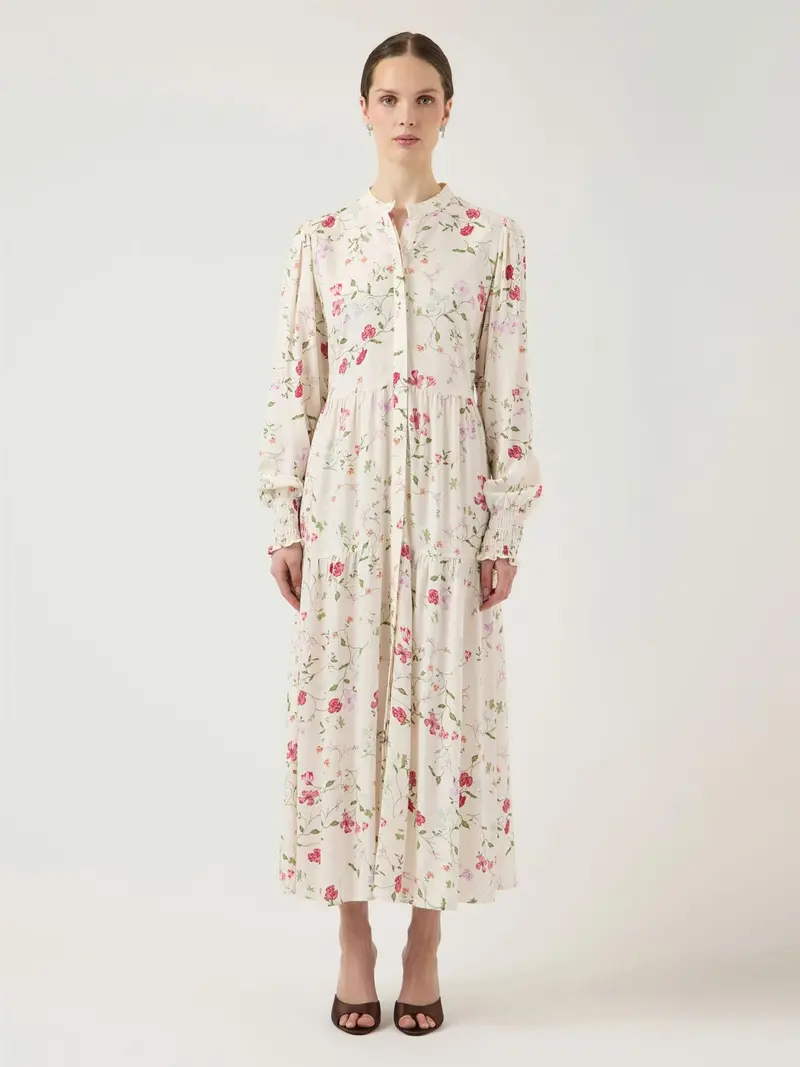YasAsina Ls Long Shirt Dress - Pristine Botalia