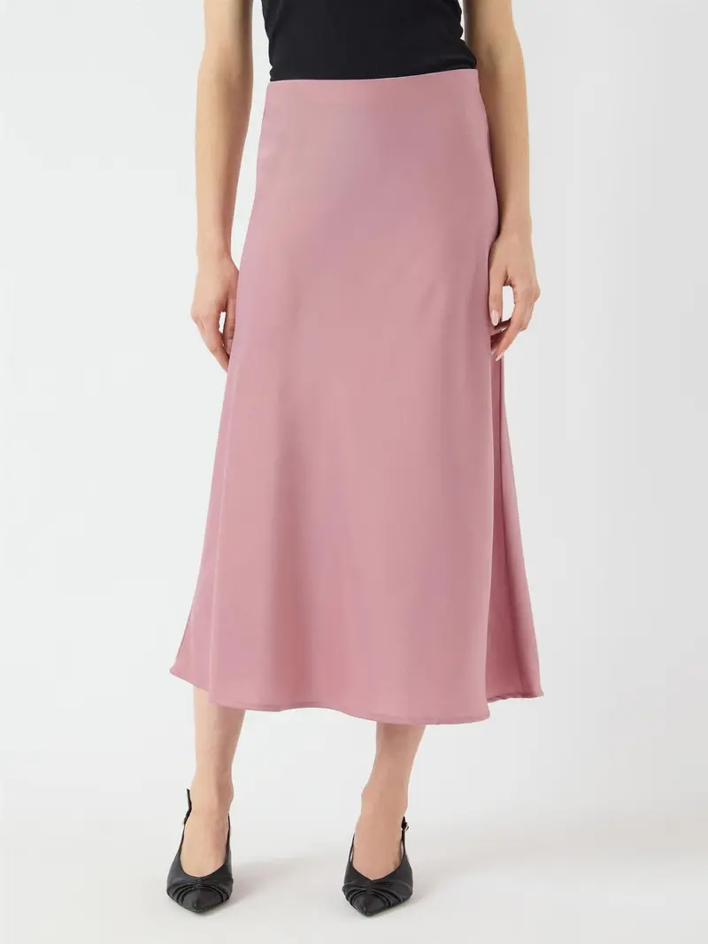 YasPella Hw Midi Skirt - Lilas