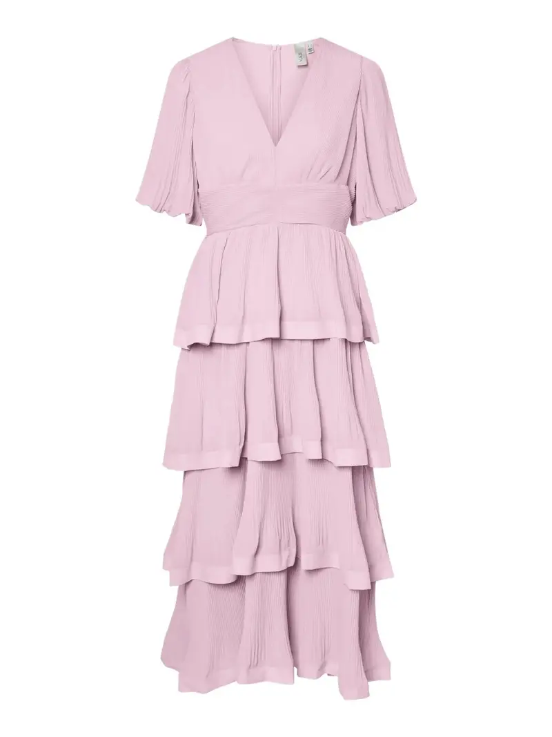 YasPlira Long Dress - Ballerina