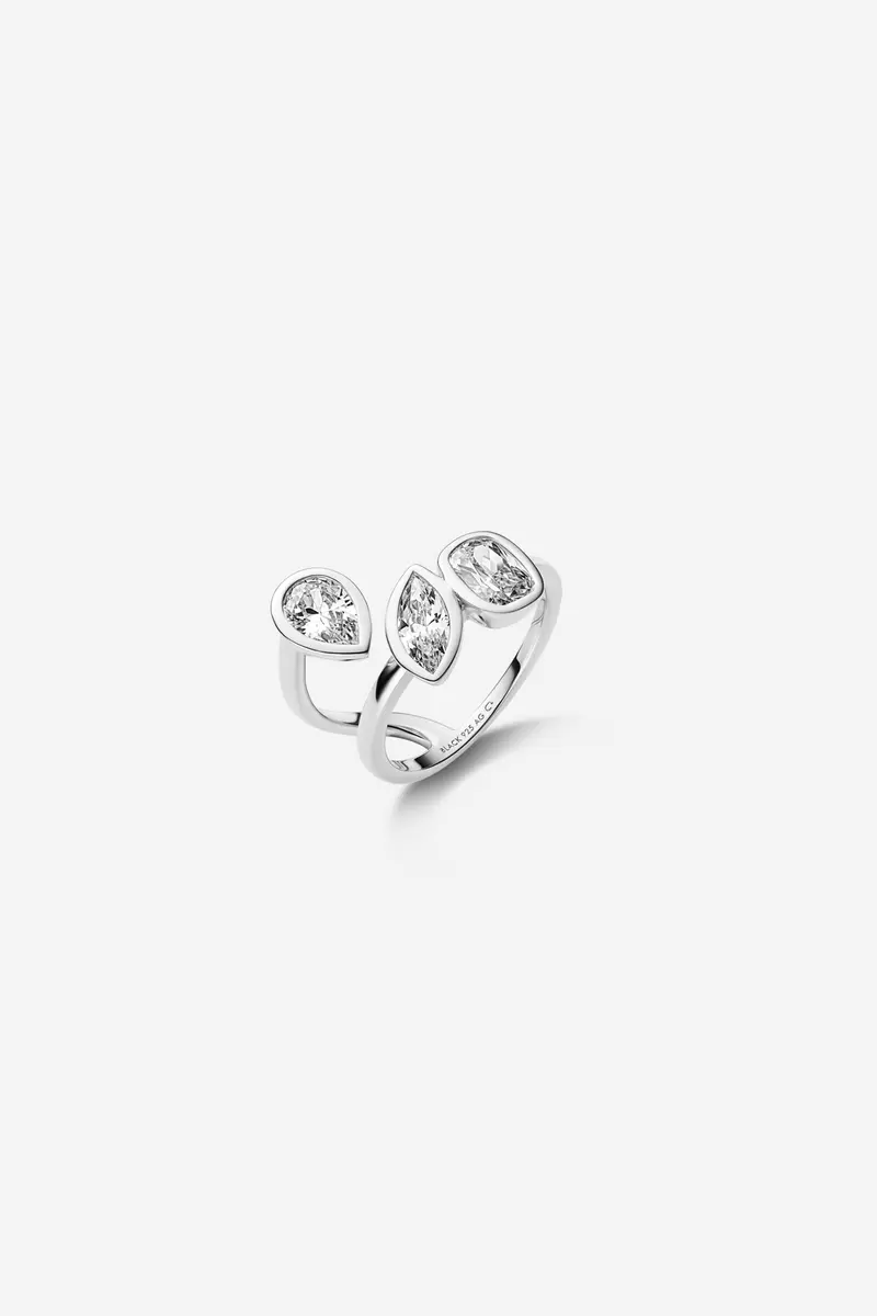 You & Me Baby Ring Silver