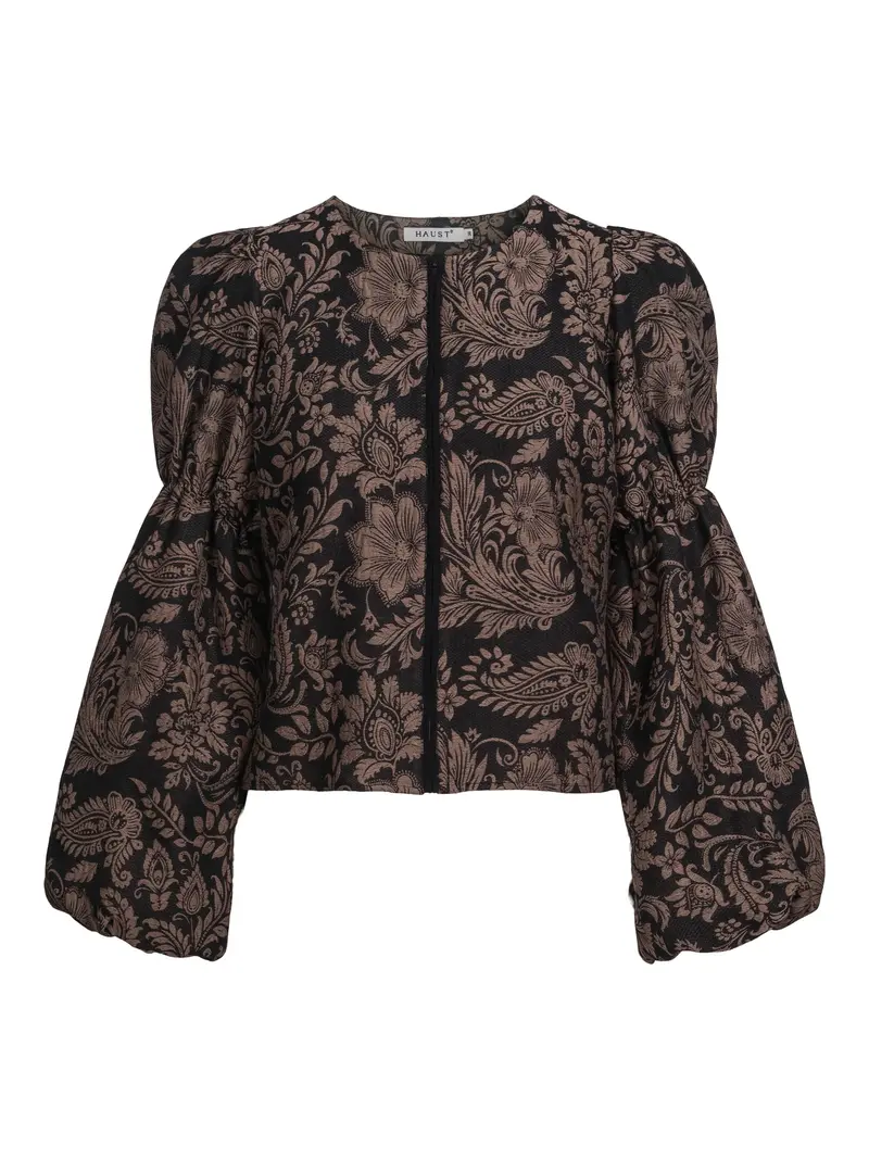 Zip blouse Black