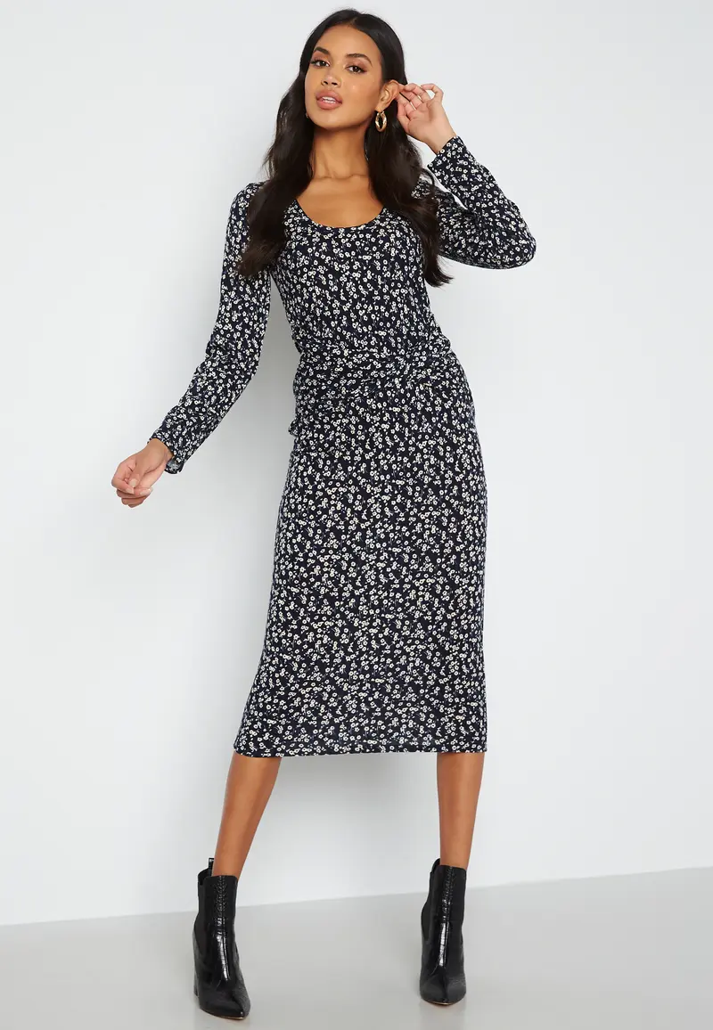 Ziva twisted midi dress