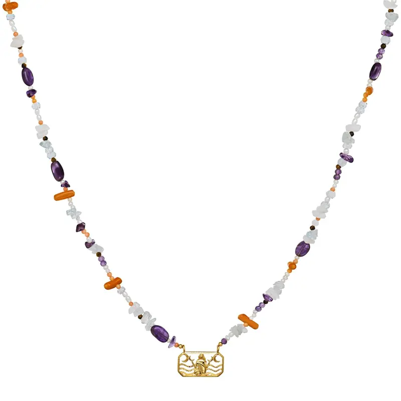 Zodiac Water Cancer Necklace