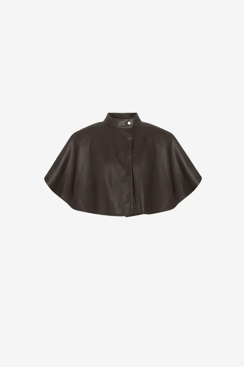 Zoe Cape Dark Brown