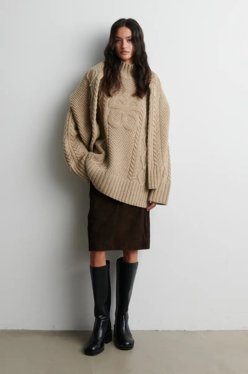 Zonie Suede Skirt