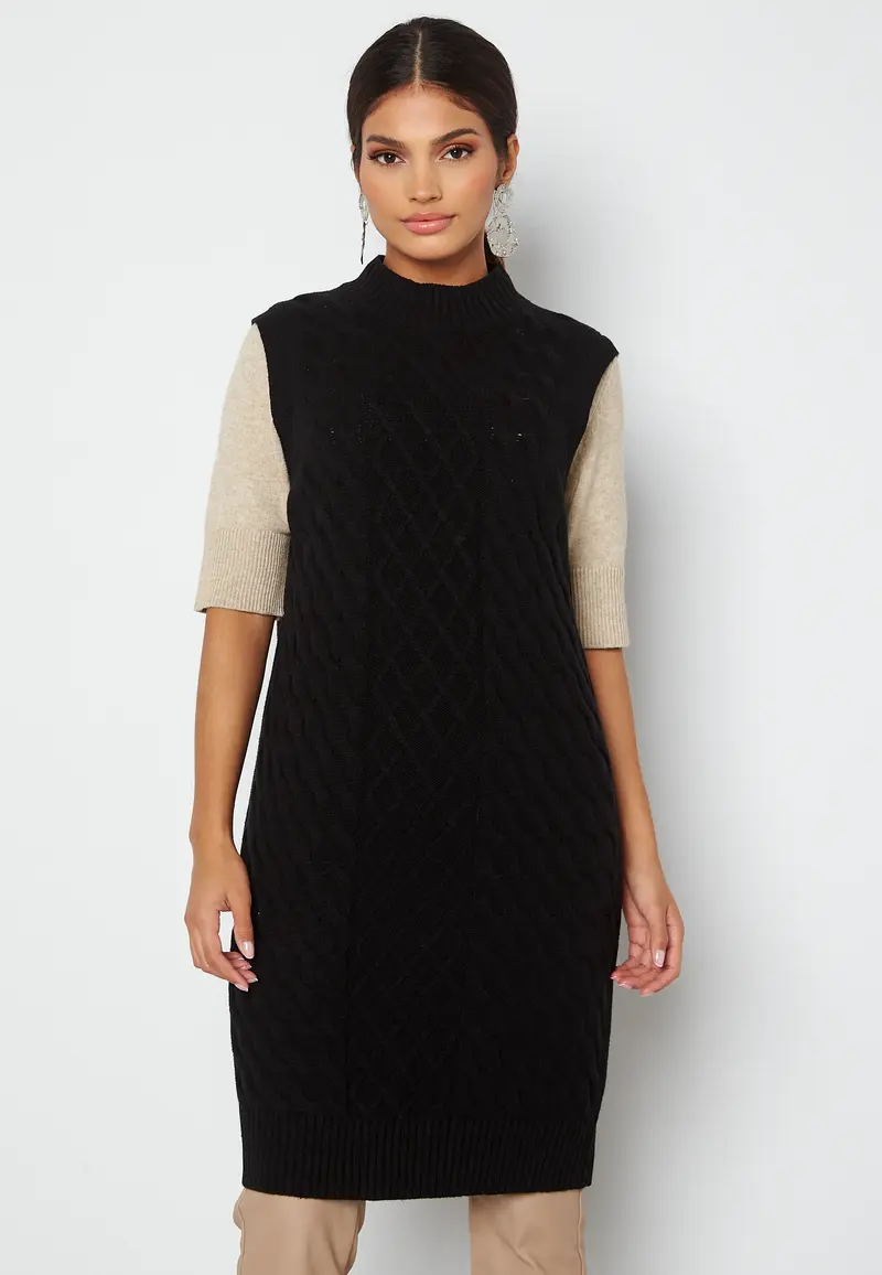 Zuri Cable S/L Knit Vest Dress